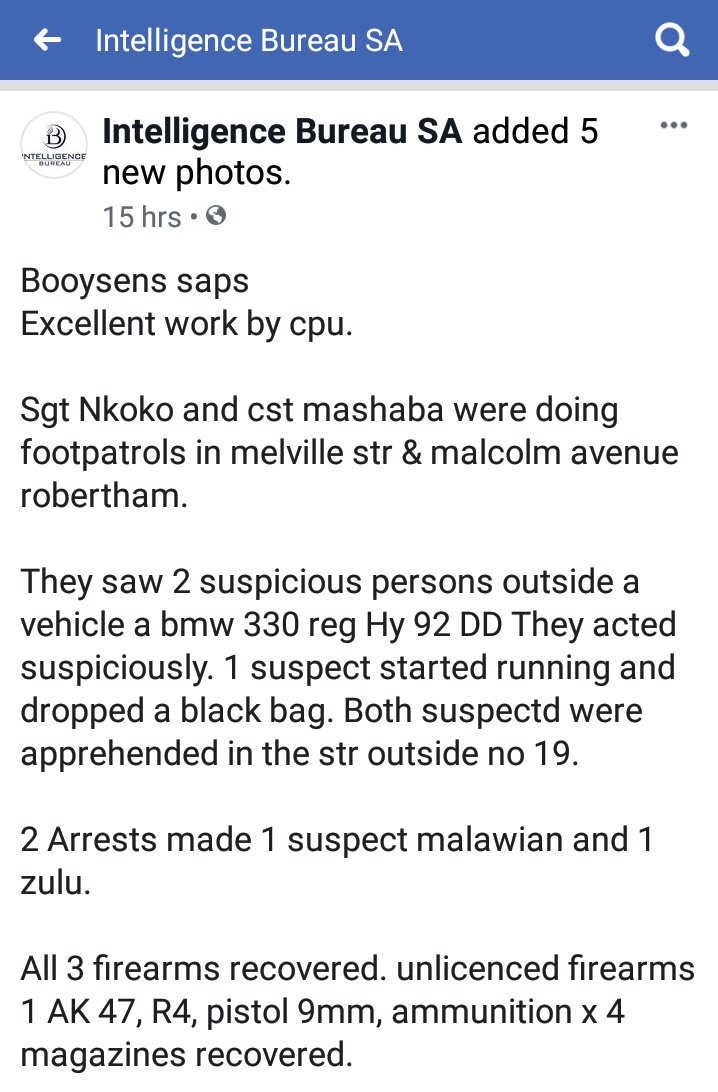xjstevie's tweet photo. Ouch!!! 1x AK47 and 1x SANDF R4 rifle... Both connect to @MYANC... How bad it must be that #saps is fighting criminals using #SANDF rifles, hey @GenBheki_Cele?  @CyrilRamaphosa @DKB20 @GunFreeSA @GUNFRIENDLY_SA https://t.co/xijeGR5lfz