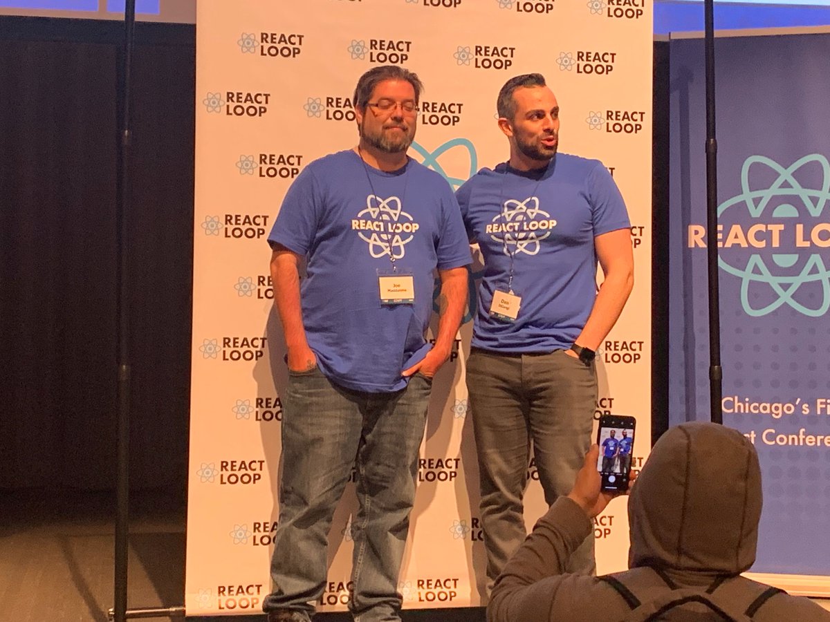 DigitalPrimates's tweet photo. Special thanks to masterminds @dandigangi & @joemaddalone for making @reactloop happen! #DigitalPrimates https://t.co/FEPlM49DQq