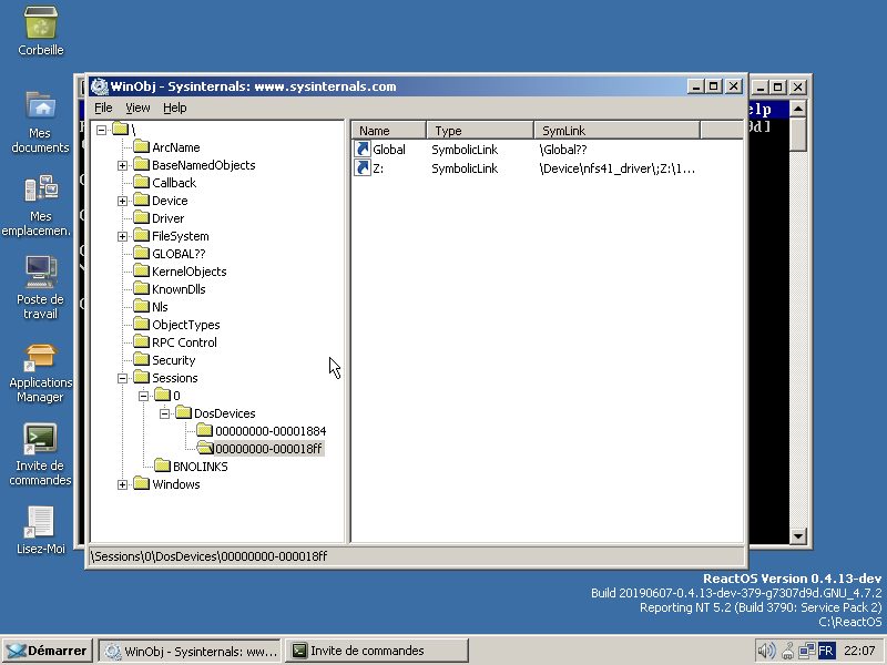 HeisSpiter's tweet photo. LUID mapped devices in action in @reactos.
After a month of development, it's now ready to get live in ReactOS!
Don't feel obliged to share your network drives to the whole system, keep them for you ;-). https://t.co/1EJY83pUjW