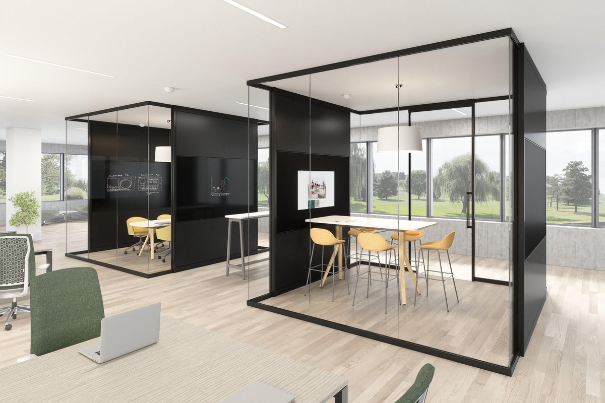 InteriorDesign's tweet photo. #DailyProductPick Tek Vue by @teknion is a single-center glazing glass office-front system that responds to the essential needs of today’s workplace: https://t.co/UqqULIM38S https://t.co/4K14TEkHGc