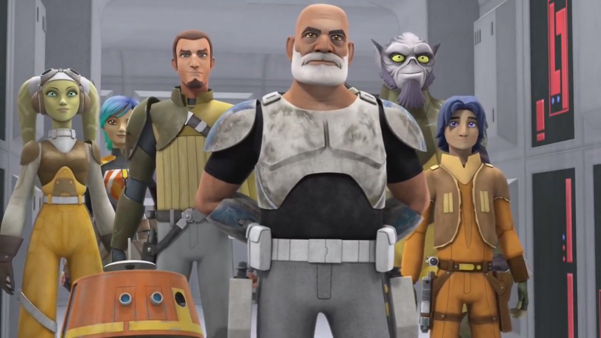 Rex's story is a big part of why I love him. He faces so much, loses so much, but still just keeps fighting. Even in Rebels when he's older and tired, feeling as though maybe his time fighting is done, he still does the right thing in helping Ghost Crew fight the Empire.