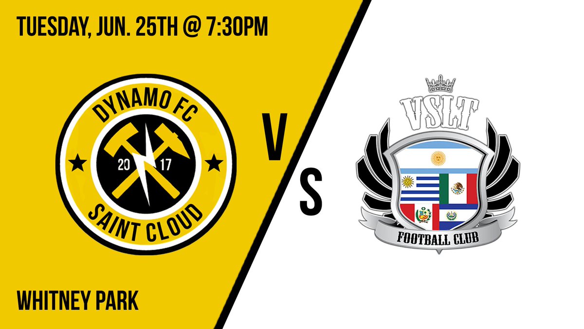 DFCSTC's tweet photo. WE'RE HOME!

Dynamo FC look to beat Viejos Son Los Trapos FC for a second time this season after two dissapointing matches. We hope to see you there!

🆚 @VSLTFC
⌚️ 7:30 pm
📍 Whitney Park
🎟️ FREE

#ForeverDynamo ⚡️⚒ https://t.co/TW26raQwSQ