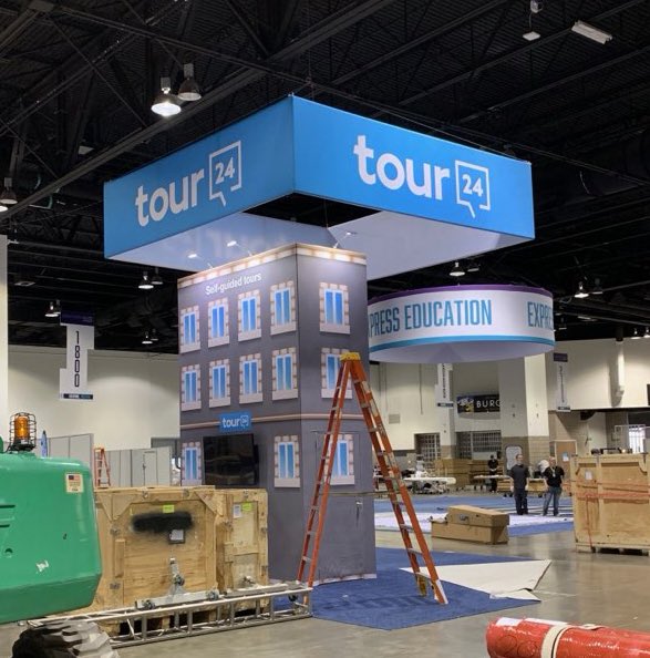 Our #NAA2019 booth is coming along! Visit us tomorrow to check out the final product