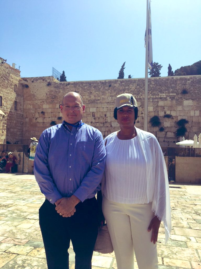 Proud to have @JCRCgw Executive Director @rhalber in #Israel with #DC’s @MayorBowser.