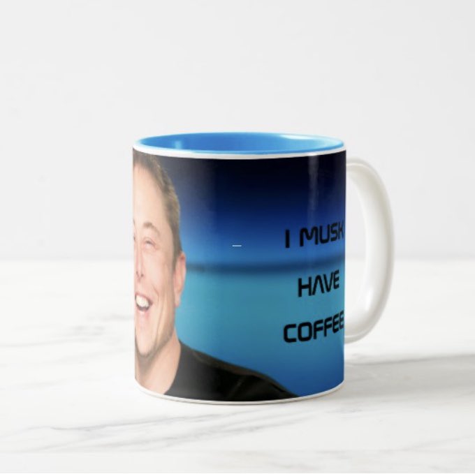 RachelHorst25's tweet photo. @elonmusk so my friend thinks you’re the bees knees and you share a birthday, happy early birthday! Can I have your permission to make her this mug? Most places won’t allow without permission. https://t.co/cgiL98BPI2