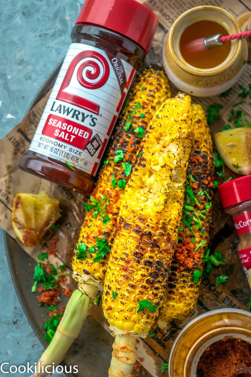 thesimpleparent's tweet photo. Corn on the Cobb is a summer grilling staple, but can get a little boring. So zest up your next batch with @cookiliciousveg’s Indian Street Corn on the Cobb! Made with @mccormickspices @FranksRedHot @LawrysSeasoning for optimal flavor! #AD https://t.co/JoTZ5jPiFL #SummerHitMaker https://t.co/uvOPpYoJVn