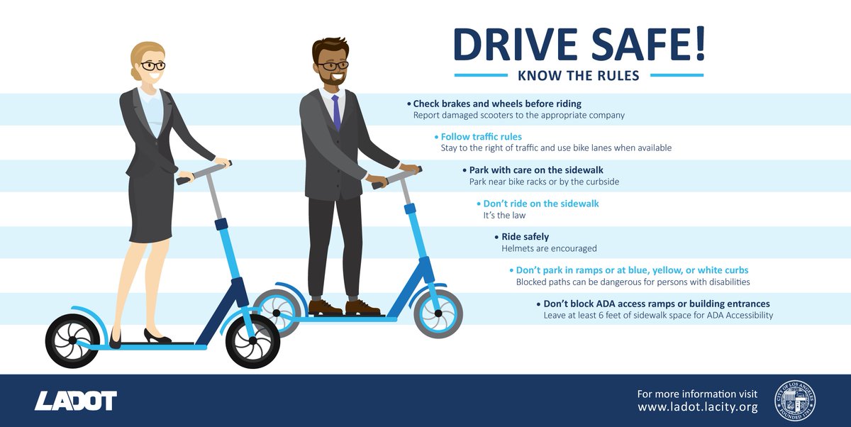 davideryu's tweet photo. As #DocklessScooters become more &amp; more popular, it's important to know the rules of the road! 

E-scooters and bikes should NOT be left in the middle of the sidewalk or blocking driveways. If you see an improperly parked scooter, you can report it to 311. https://t.co/pqE4Py8rUN
