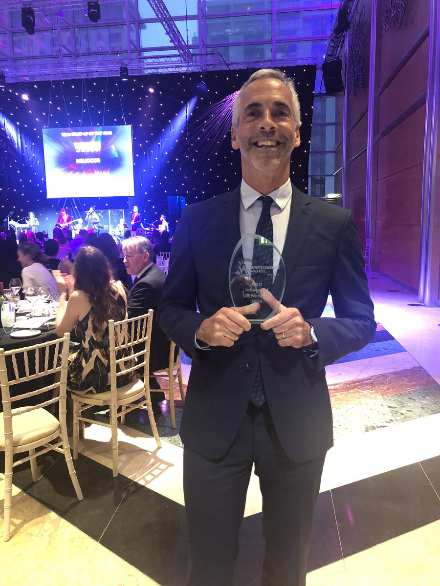 RussShaw1's tweet photo. Honoured to receive #WinTechAwards for @TechLondonAdv Most Influential UK Network and dedicated the award to the brilliant @SarahRecruiter leader of @TLAWomeninTech https://t.co/rlkvvPKRxs
