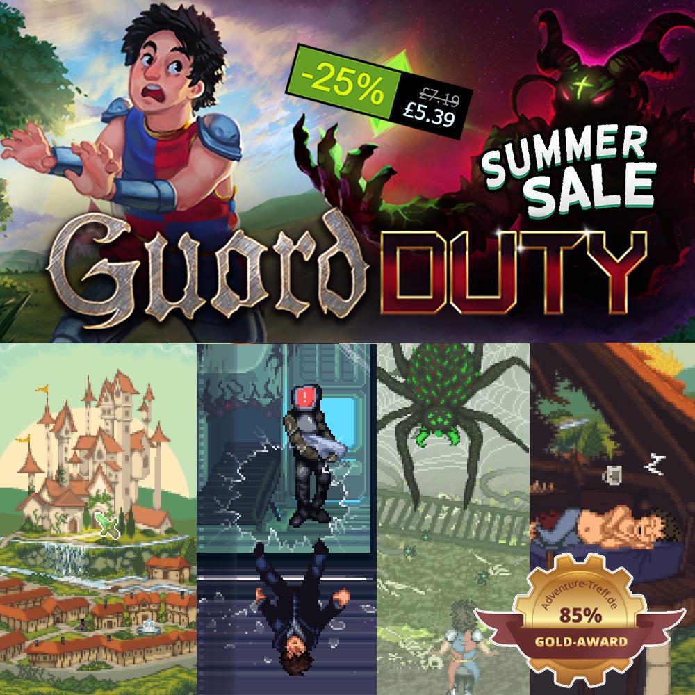 headwaregames's tweet photo. GO GO GO! #GuardDuty is 25% off in the Steam Summer Sale! 😲

If you've been waiting for a discount, this is the one! Grab a copy over on Steam and help me make more games ❤️https://t.co/1QnDfKMZxJ

(pls) x

#gamedev #indiedev #SteamDeals #steam #pixelart #retrogaming https://t.co/kwm7XULQz0