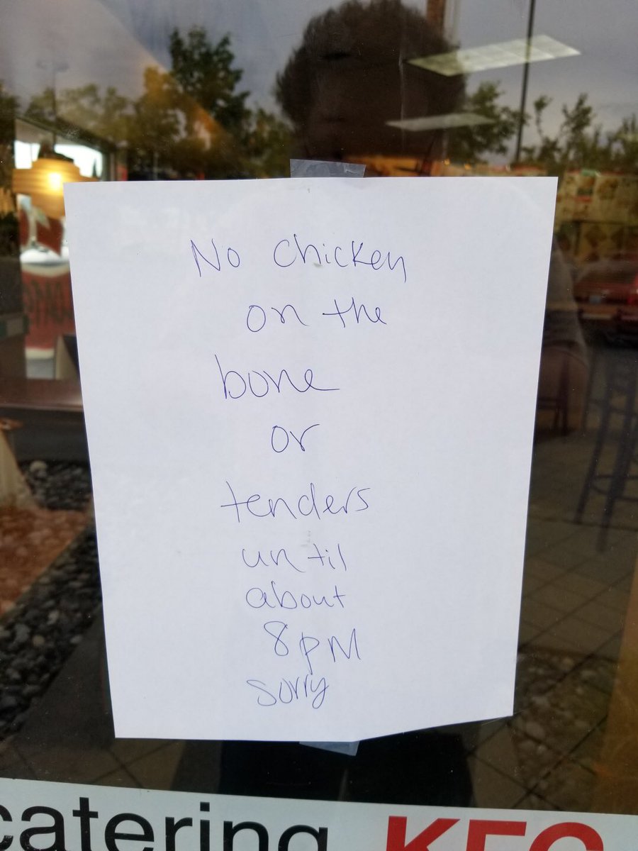 mamalife8's tweet image. When dinner plans don’t go as planned @kfc #hourwait #nomorechicken