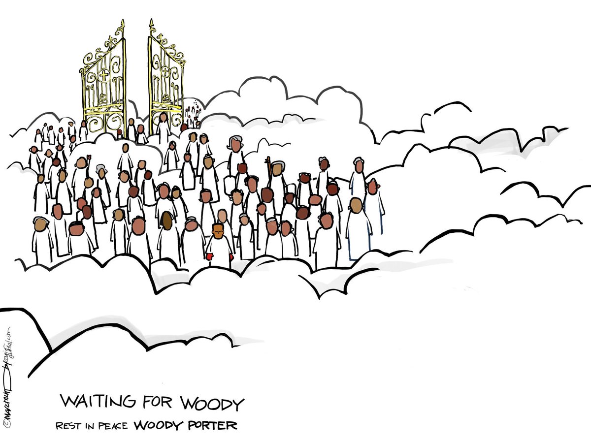 MurphyCartoons's tweet photo. Farewell, Woody Porter. A kind legend, an institution, and a man loved by a community. @courierjournal https://t.co/0vAauOUzJm