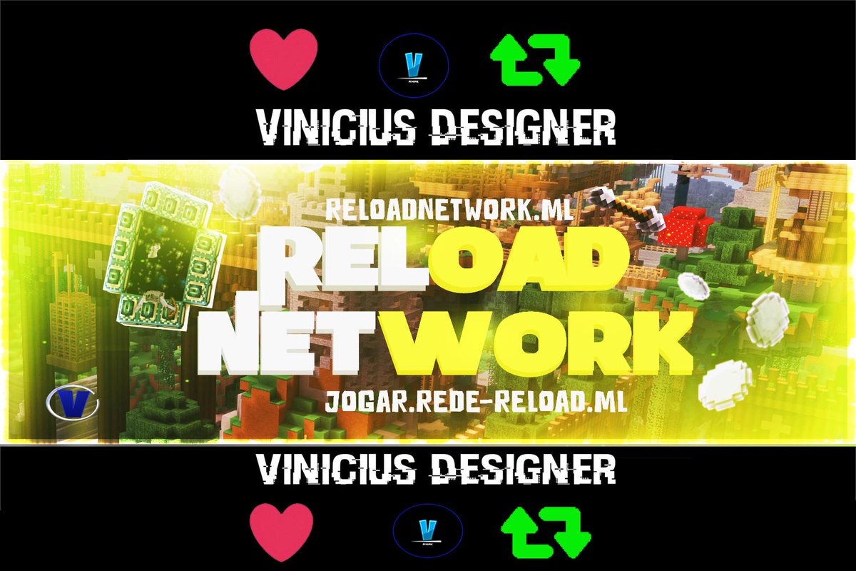 [•] New Work [•]
     ☘ ( Header ) ☘

💫 By: <a href="/ViniciusDesign_/">V1nicius</a>
💫 Para: @yNick_US | <a href="/RedeReload/">yNickUS ツ (CONTA DESATIVADA)</a> 
💫 Tema:  Minecraft 
💫 Faça Seu Pedido  
💫 Pedidos ( ON )
💫 Team: <a href="/WoodDesigners/">WoodDesigners</a>
♥Obrigado Pela Preferência

✓ Rts e favs são bem-vindos. ♥