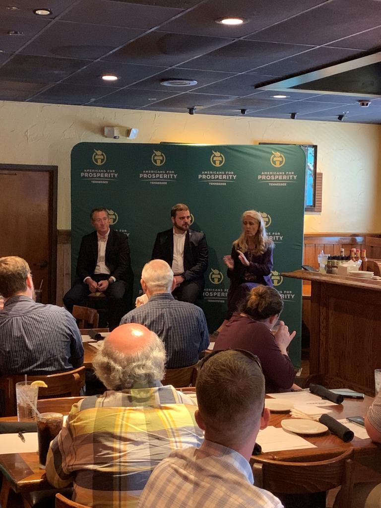 AFPTN's tweet photo. Thanks to everyone who attended our Legislative Wrap in Chattanooga! #AFPTN #ChattTown #SchoolChoice #CJR https://t.co/YmSP8ZZkND