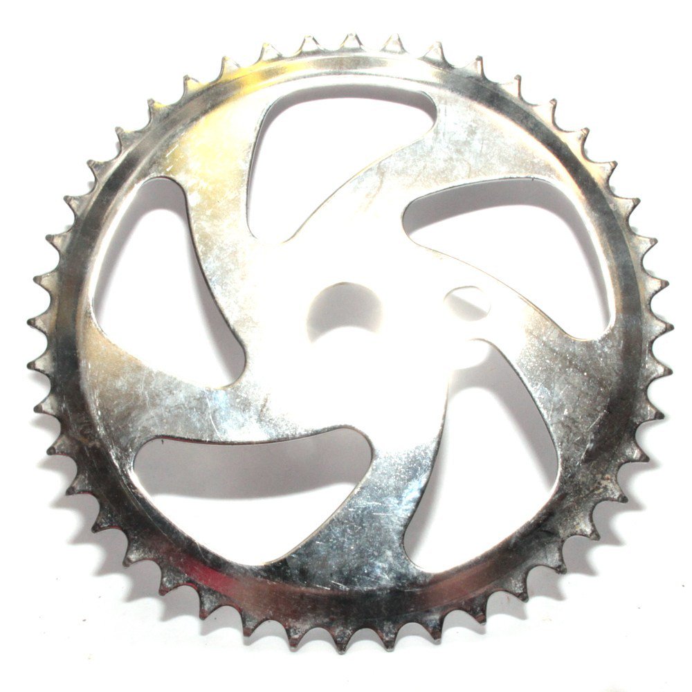 GetMeFixed's tweet image. 44T Chainring BMX One Piece Crank 5 Spoke Twist Classic Chromed Steel Silver getmefixed.co.uk/shop/component…