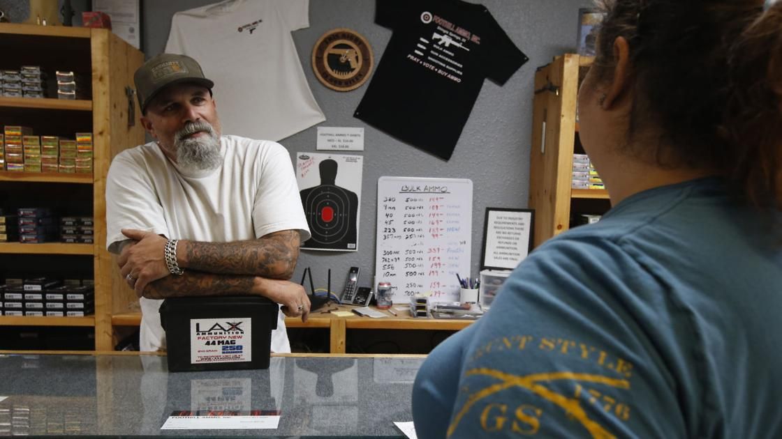 LompocRecord's tweet photo. California to require background checks for #ammo purchases
Voters approved the checks in 2016 and set an effective date of July 1. Ammunition dealers are seeing a surge in sales as customers stock up before the requirement takes effect. https://t.co/zKyM8KwnCg https://t.co/9uFAilC9UD