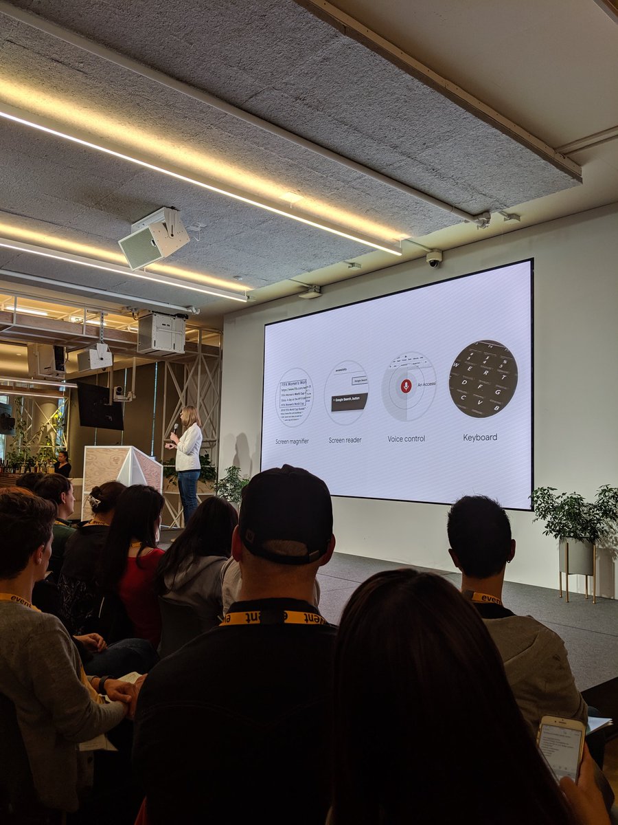 PurpleCuTalk's tweet photo. Learning about building accessible design systems #SFDesignWeek @RethinkTalks https://t.co/tM1I8vFnh6