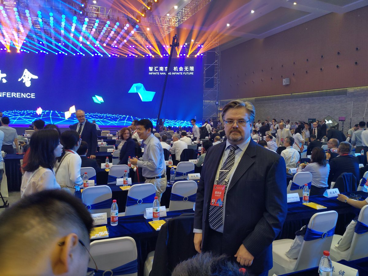 mkerttula's tweet photo. Nanjing Tech Week opening. #CEMIS Today full program with our Nanjing hosts from Nanjing Software Valley. https://t.co/VWXluieChb