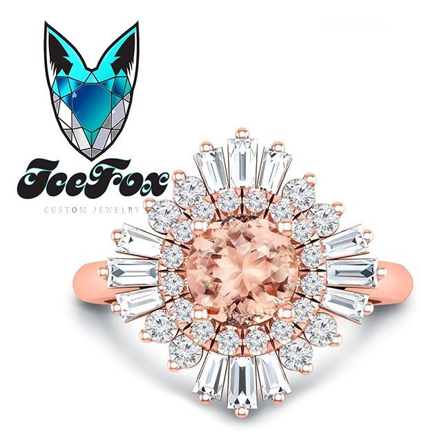 InTheIceBox's tweet image. 7mm Round Portuguese Flower Cut Morganite in a 14k Rose Gold Diamond Sunflare Halo - TheIceFox.com #love #howheasked #isaidyes #ringsofinstagram #jewelsofinstagram #Morganite #engagementring #proposal #hellolover #blingbling #engaged #rosegold ift.tt/2YewTf8