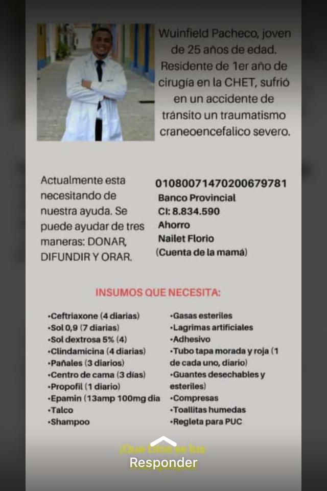 sebastianocoast's tweet photo. Perdón por molestar, mi amigo necesita ayuda. Por favor si puede aportar o difundir se los agradecería un montón. https://t.co/vNztX4LMJz