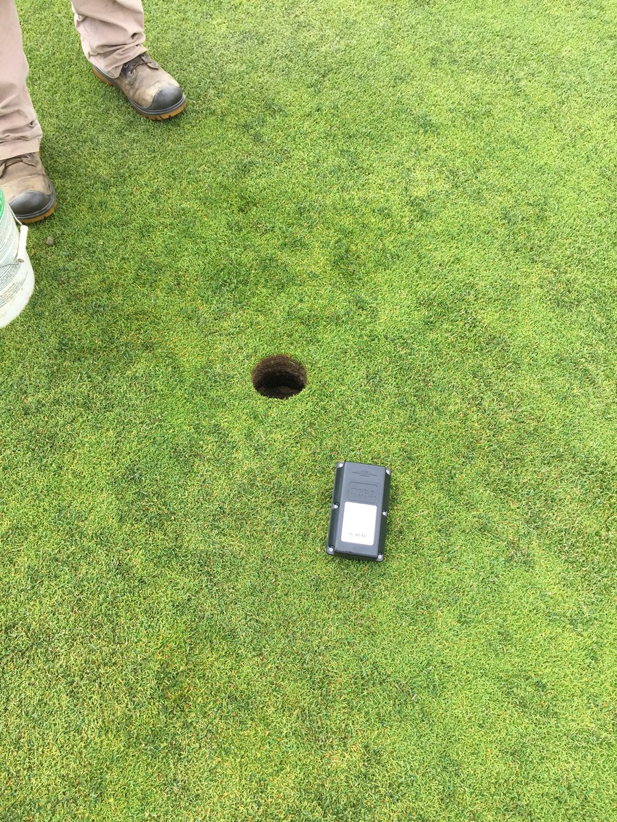 HullPhullw's tweet photo. Installation of Toro Turf Guard wireless sensors at the beautiful Eastward Ho Golf Club in Chatham, Ma. #turfguard https://t.co/PTfae4Naxv