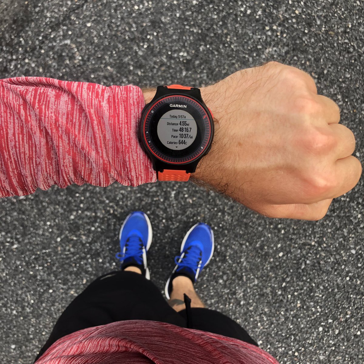 runningwithken's tweet photo. This #morning was insanely #humid and I think long sleeves was a bad choice. However, my stride game felt on point today! #runcanvascoaching #vdot02 https://t.co/wlEAajLjIm