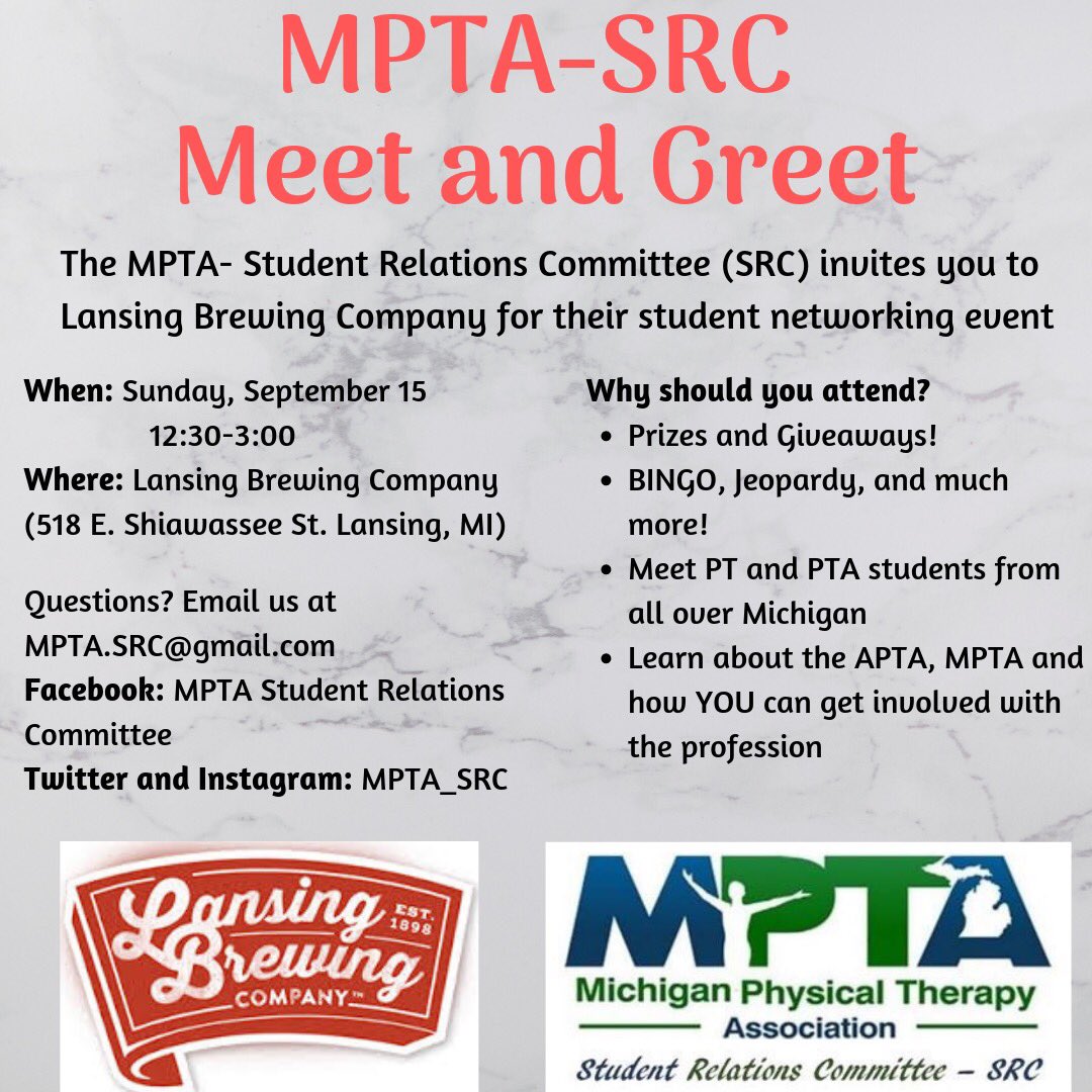 APTA Michigan Student Special Interest Group tweet media