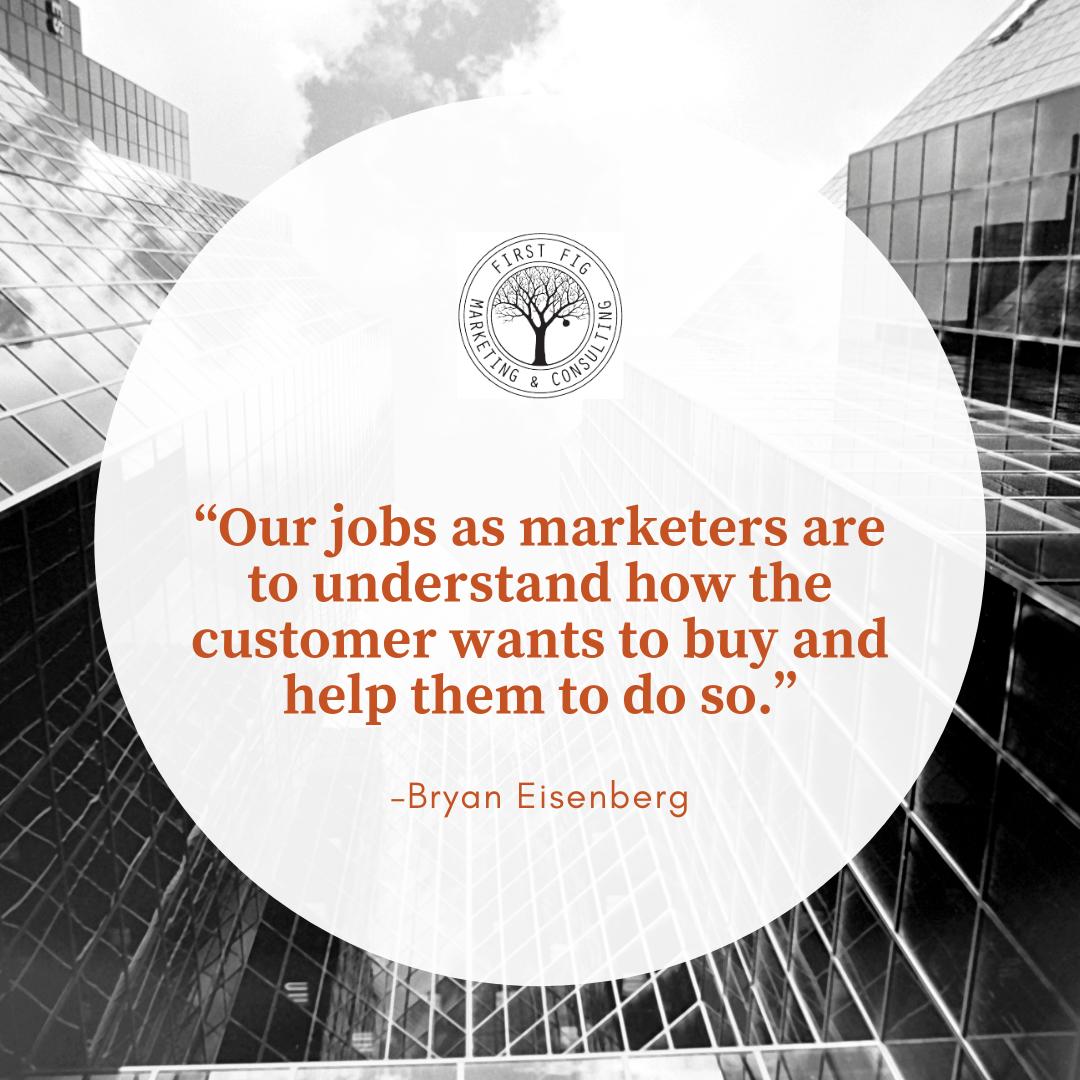 FigFirst's tweet image. It is important to understand your customer so well that you can actually anticipate what he needs. #wellnessmarketing #marketingstrategies