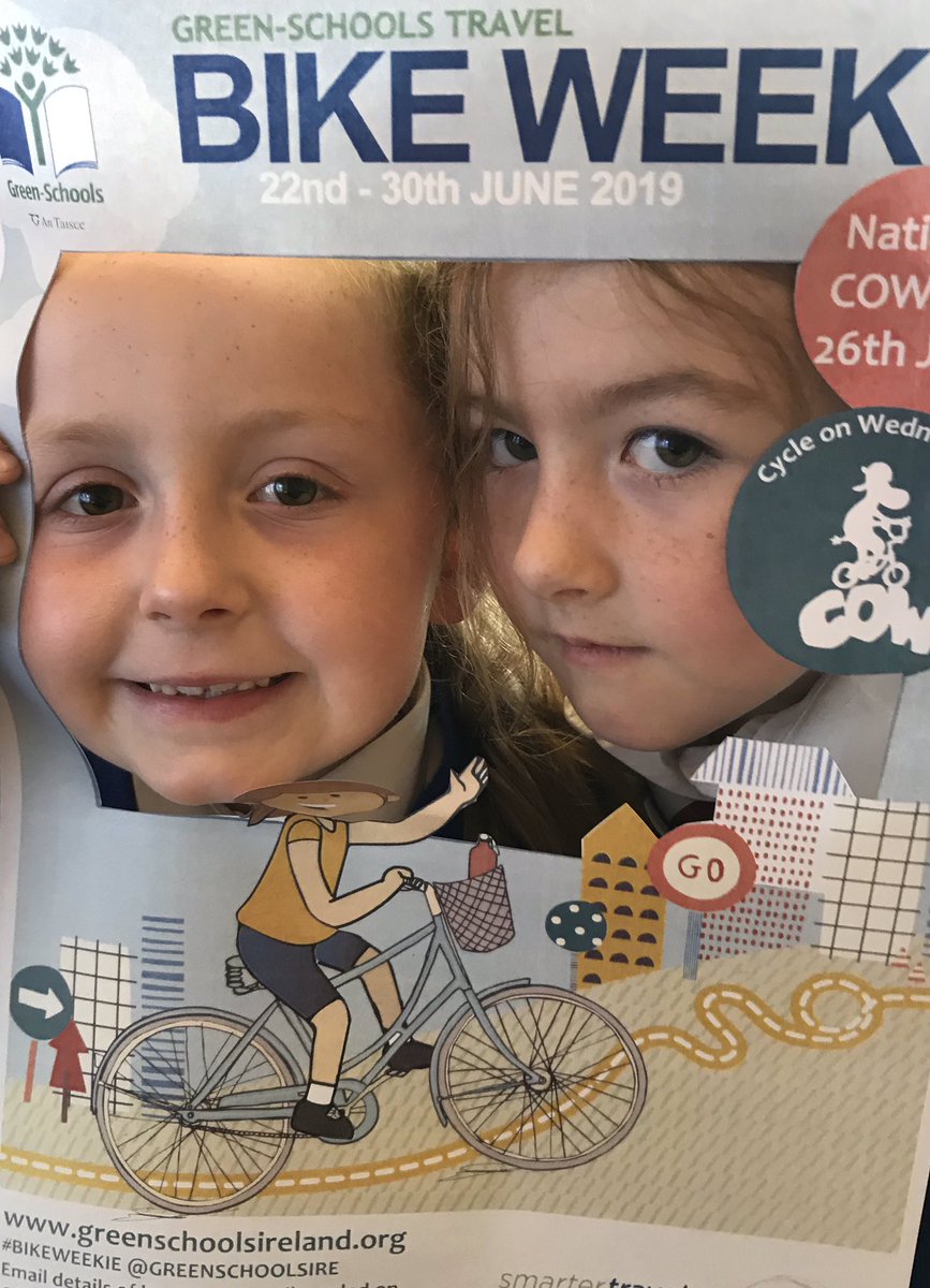 stpatricksgnslk's tweet photo. We are all ready to cycle to school tomorrow for National Cycle on Wednesday! Be safe, be seen, cycle safely! @GreenSchoolsIre @LKSmarterTravel #bikeweekie #bikeweek2019 https://t.co/E4xLOM85TP