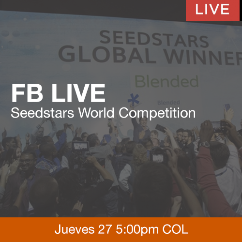 Este Jueves 27 a las 5:00pm tendremos FB LIVE con los organizadores de <a href="/Seedstars/">Seedstars</a> World competition facebook.com/PulsoSocial/