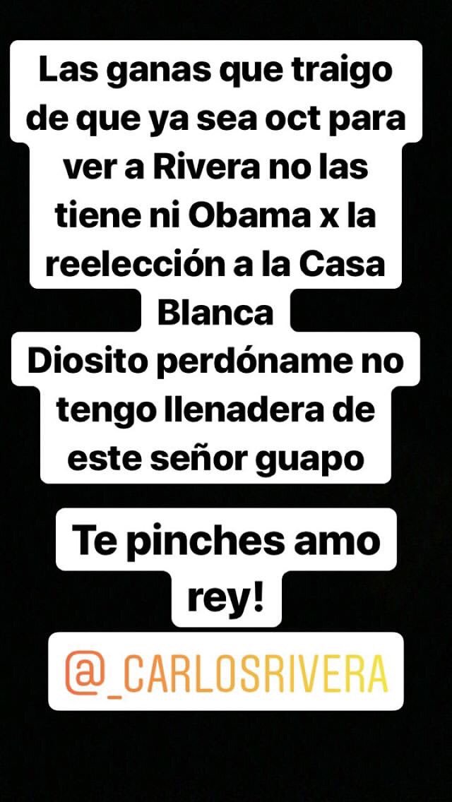 CHRISTINAVR89's tweet photo. No se donde estes @_CarlosRivera pero te dejo esto y me retiro muuuuy lentamente!! #JamasTendreLlenaderaSiSeTrataDeTi #TeAmoRey #DiositoNoMePerdonesJamas https://t.co/elBDgerGPf