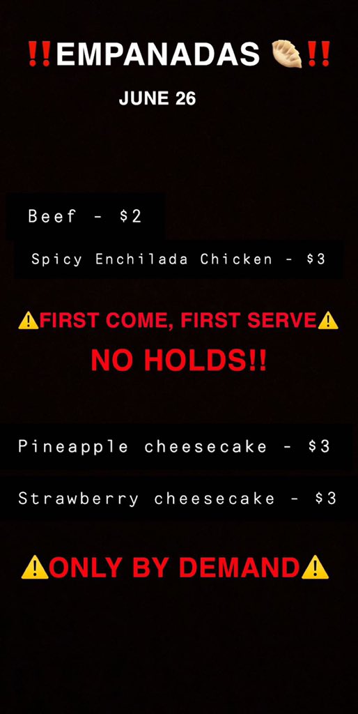 casacaribes's tweet photo. PLACE YOUR ORDERS YALLL https://t.co/UXO93fMbao