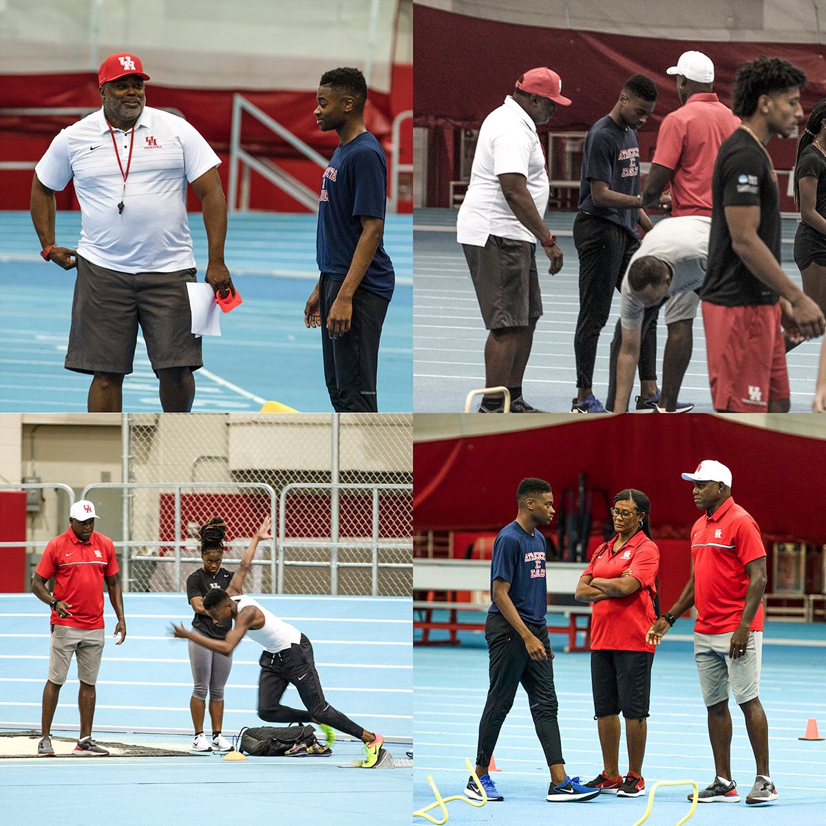 hubbard_sir's tweet photo. Another day in the lab! Good working out at @UHCougarTF . Learned a lot from @Carl_Lewis & @BurrellLeroy #TrackBoysInTheBuilding @TXMileSplit @vypehouston @AHS_Boys_Track https://t.co/GPHPEBDpqH