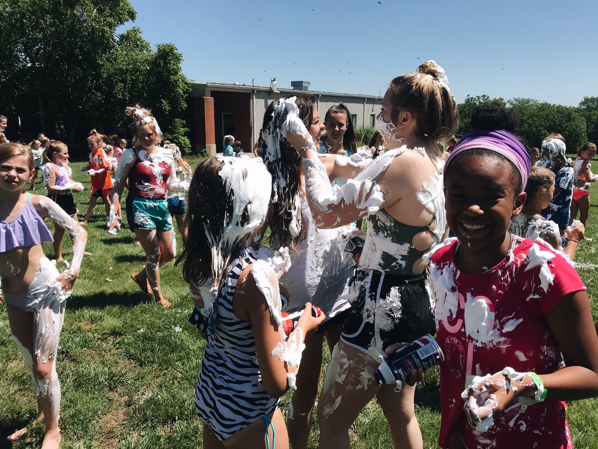 YouthfrontCamp's tweet photo. We had SUCH a great time at our first SHAVING CREAM WAR‼️ #Session4a #YFCampWest https://t.co/NJFGli7b8b