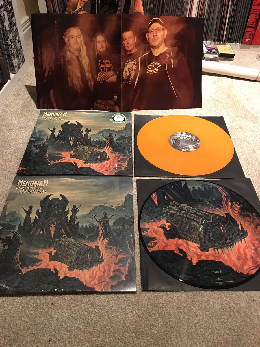 doire1905's tweet photo. @memoriamUK totally killer and great to see a picture disc 🤘🤘#Memoriam #RequiemForMankind #deathmetal #derrycity #ireland https://t.co/EldsDX0MeP