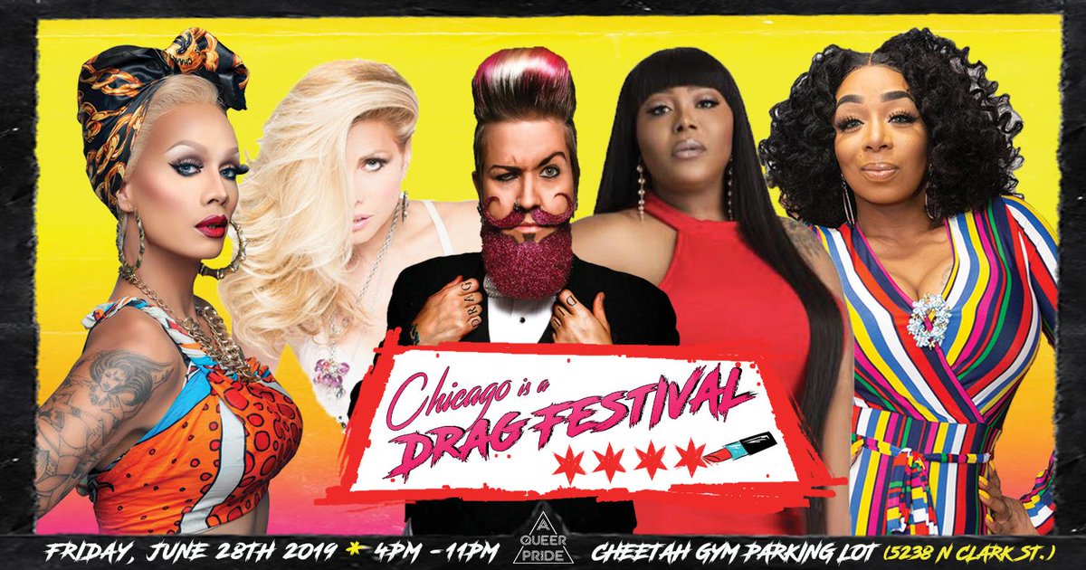 Chicago's first-ever drag festival debuts this Friday, June 28 on.gopride.com/2XihOMI

#lgbt #lgbtq #drag #chicagodrag #chicagoisadrag #ciadf #chicagopride #chicagoprideparade #gaychicago #lgbtchicago #boystown
