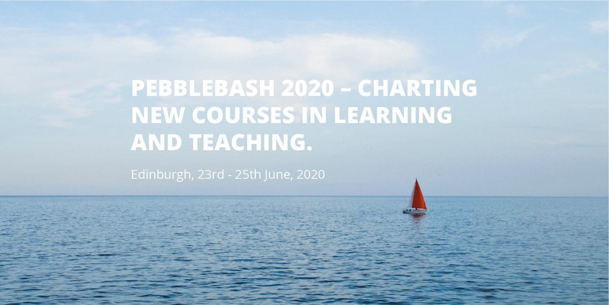 PebblePad's tweet photo. We're one year out from our next global conference - #pebblebash2020 - a pedagogical extravaganza of storytelling and enlightenment by likeminded thinkers on a journey to change the way learning is designed and experienced. #excitedalready #eportfolio https://t.co/MxdG45RYYb https://t.co/1bRpaZTnHx