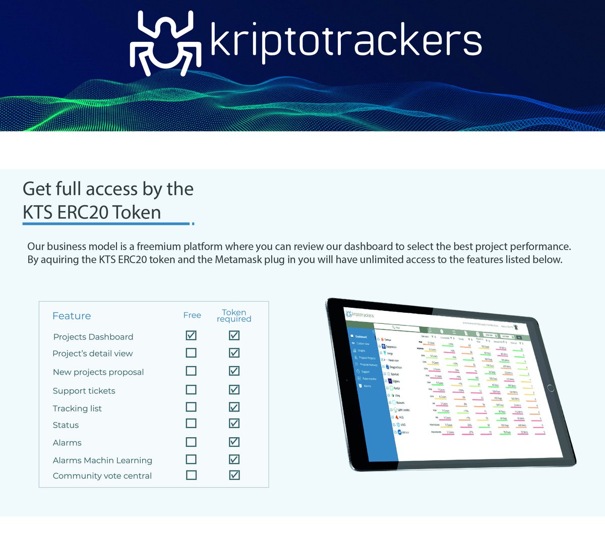 Kriptotrackers2's tweet photo. #Kriptotrackers is a #collaborative #platform, with the purpose to #track foremost characteristics linked to #Fundamental #Analysis of   #Blockchain #Technology projects, to create a reliable source of information about #cryptocurrencies.

https://t.co/11B5eRr5Ft https://t.co/UzF3lhdb5a
