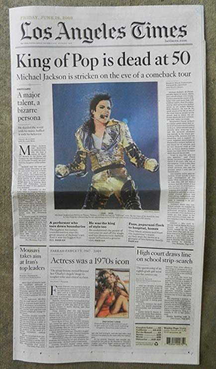 scfehr1's tweet photo. @palewire @shelbygrad @latimes Nope. Will never have the impact the print newspaper front page had, without the taco photo. #RIPPrint https://t.co/r8JwgNPqSD