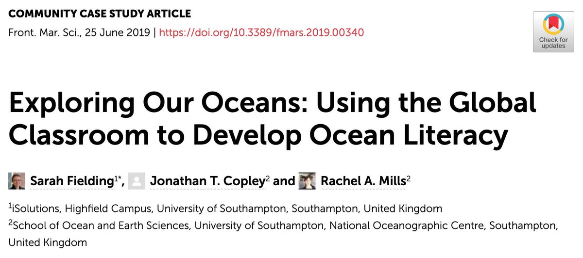 NatlMarineEd's tweet photo. "Exploring Our Oceans: Using the Global Classroom to Develop Ocean Literacy" examines how the @UoSoceans MOOC develops #OceanLiteracy. https://t.co/TRWiZDliTV #EdResearch #EdEvaluation @RachelAnnMills @expeditionlog @Shieldingafar https://t.co/4HnWqyhQaS