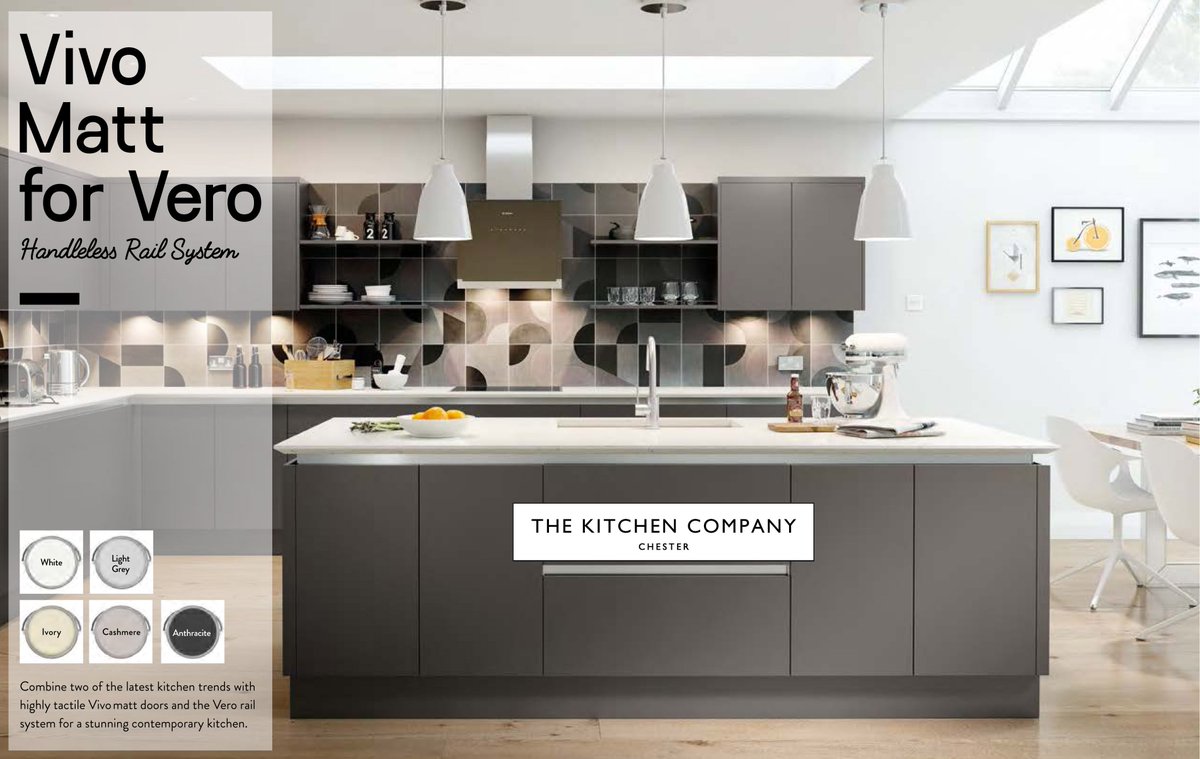 TkcChester's tweet photo. Combine two of the latest #kitchen #trends with highly tactile Vivo matt doors &amp; the Vero rail system for a #stunning #contemporary kitchen.
#handleless #kitchensofinstagram #kitchendesign #kitchendaily #contemporarykitchen #contemporarykitchens #smallbusiness #cheshire #chester https://t.co/Wqb4GzMONv