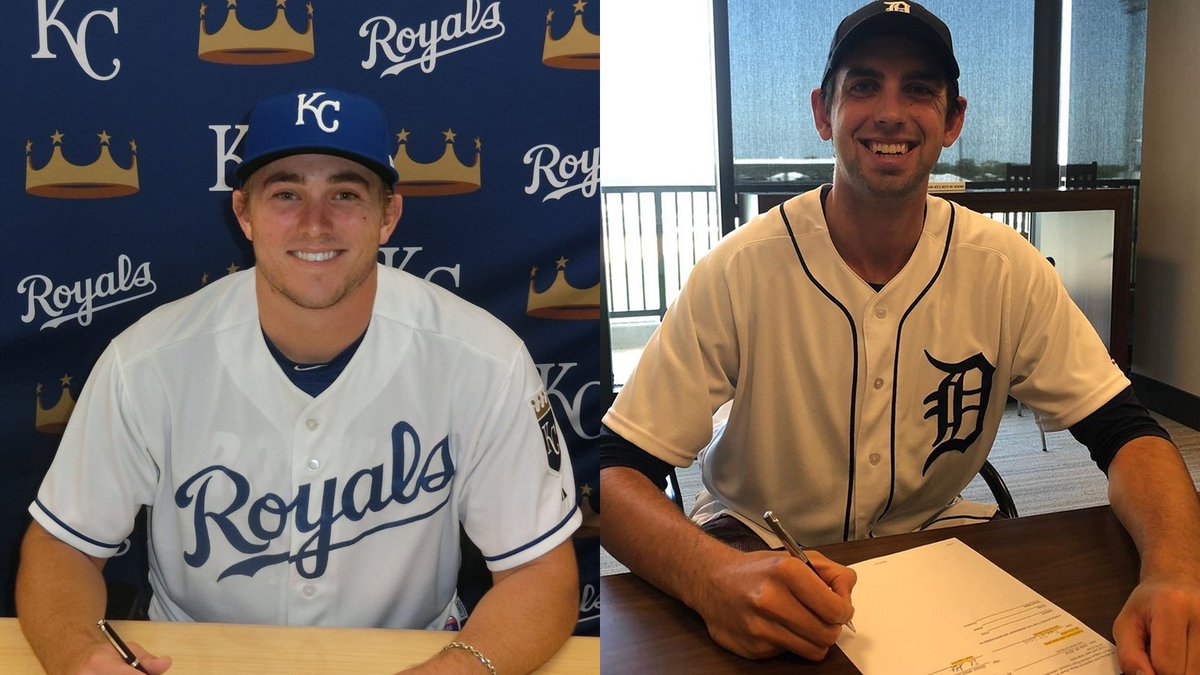 UCSDbsb's tweet photo. Thank you to Jonah Dipoto and Ted Stuka for their immense contributions to our program. Both a part of ๐ trophies . Best of luck in the professional ranks, gentlemen! ๐ฅ๐
๐ https://t.co/cmp5Ajby8x
#GoTritons ๐ฑ #ProTritons #UCSanDiego #Tritons #MLBDraft #MotorOn #AlwaysRoyal https://t.co/ggUsGQp6qy