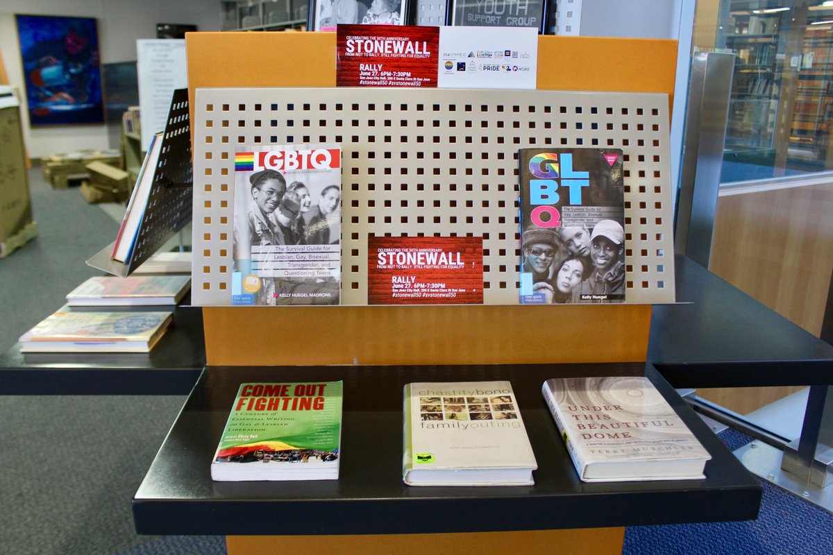 sanjoselibrary's tweet photo. If you're joining us for the Stonewall Uprising Film Screening tonight, be sure to check out the "Stonewall, From Riot to Rally" exhibit on the 5th floor. This exhibit gives a glimpse into some of the activism that has taken place here in the Southbay. #Pride #KingLibrary15 #SJPL https://t.co/tIqMfaTYOd