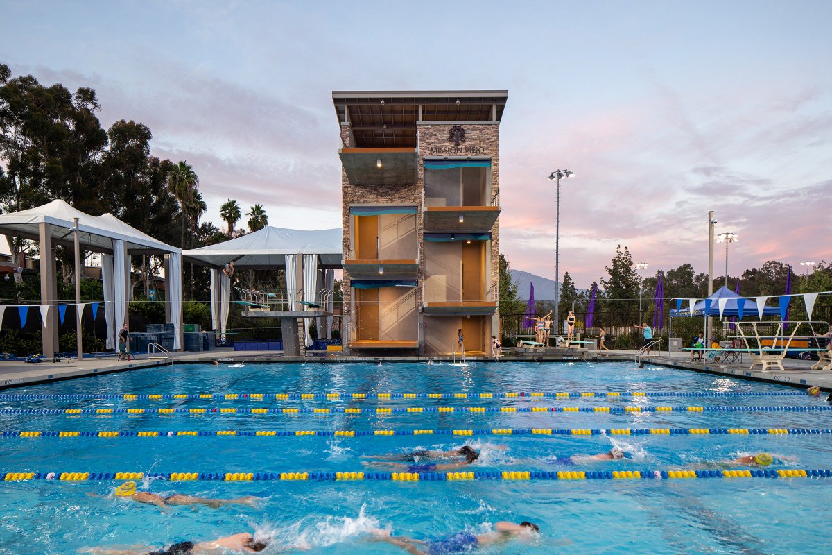ADG_AE's tweet photo. One of our projects was recently awarded the 2018 California Park and Recreation Society's Excellence in Design Award!
The Marguerite Aquatics Complex in Mission Viejo is a true gem. Three pools and a 10 meter dive tower. #AquaticDesignGroup #MissionViejo #RJMDesignGroup #CPRS https://t.co/Uj7I3rvOXm