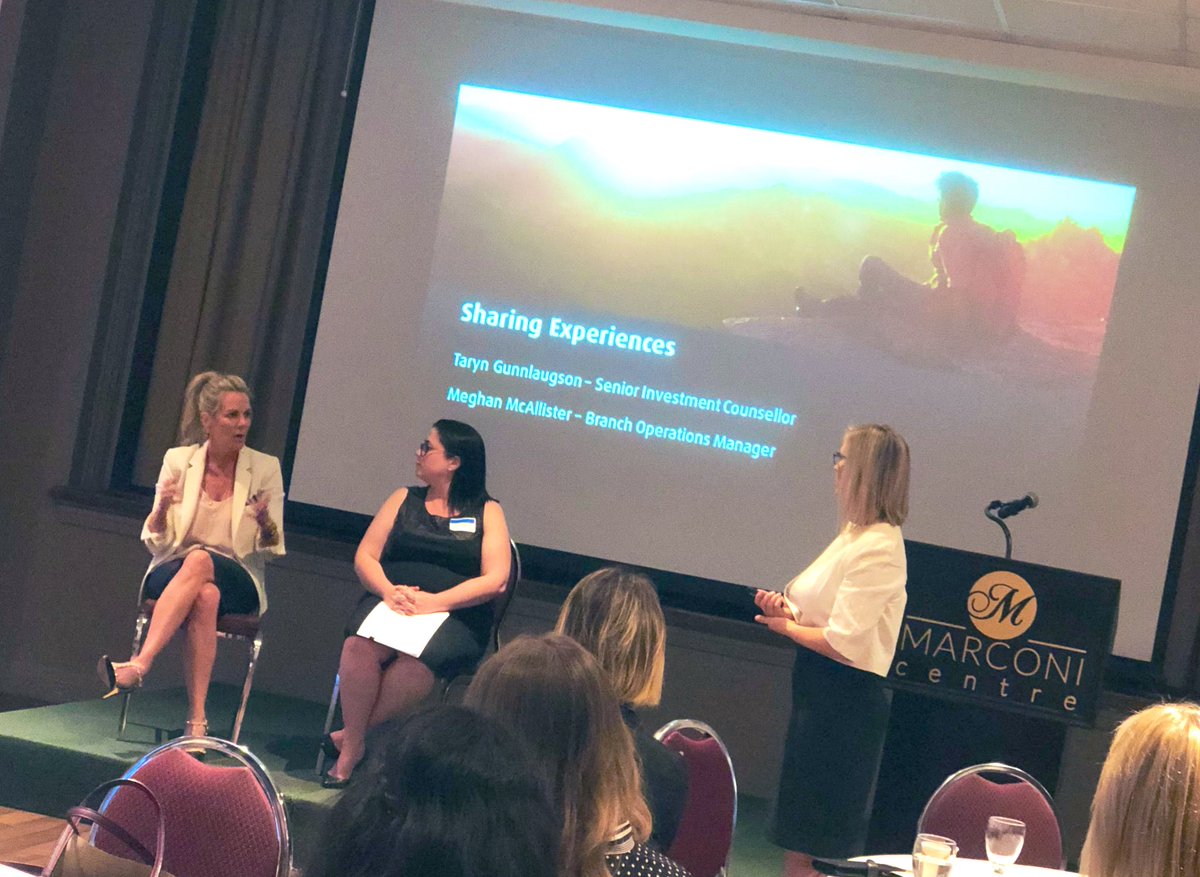 Thank you to our panelists Taryn Gunnlaugson <a href="/Tarynkg/">TarynKim Gunnlaugson</a> &amp; Meghan McAlister <a href="/meghanmcalister/">Meghan McAlister</a> for sharing your stories about overcoming adversities. You’ve proven that you can test &amp; grow your resilience by taking on these challenges head on. #ProudtoWorkatBMO #BeingBMO