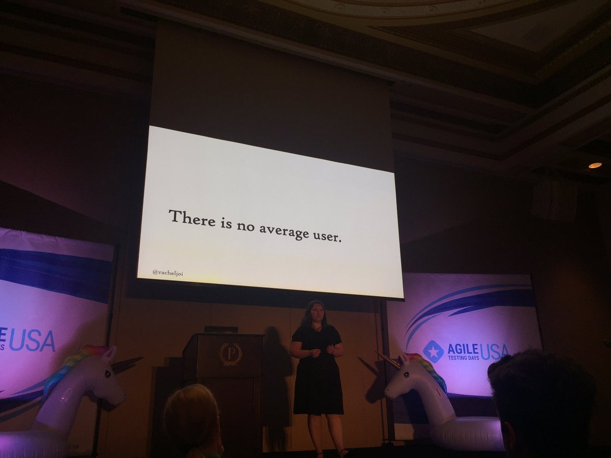 ntlgnzalez's tweet image. We can’t work for the average user. We need to take stress on consideration. #goodlearning @racheljoi #AgileTDUSA
