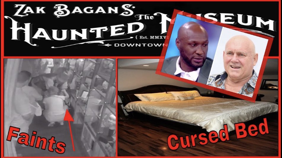 Zak Bagan’s Haunted Museum: Another Women Passes out when orb touches her and Zak acquires a cursed Bed that Lamar Odom OD’d on and Dennis Hof died in. Crazy things happening. youtu.be/EctTxJ7w5o8 <a href="/Zak_Bagans/">Zak Bagans 🧛🏻‍♂️</a> <a href="/hauntedmuseum/">Zak Bagans' The Haunted Museum</a> <a href="/GhostAdventures/">Ghost Adventures</a>