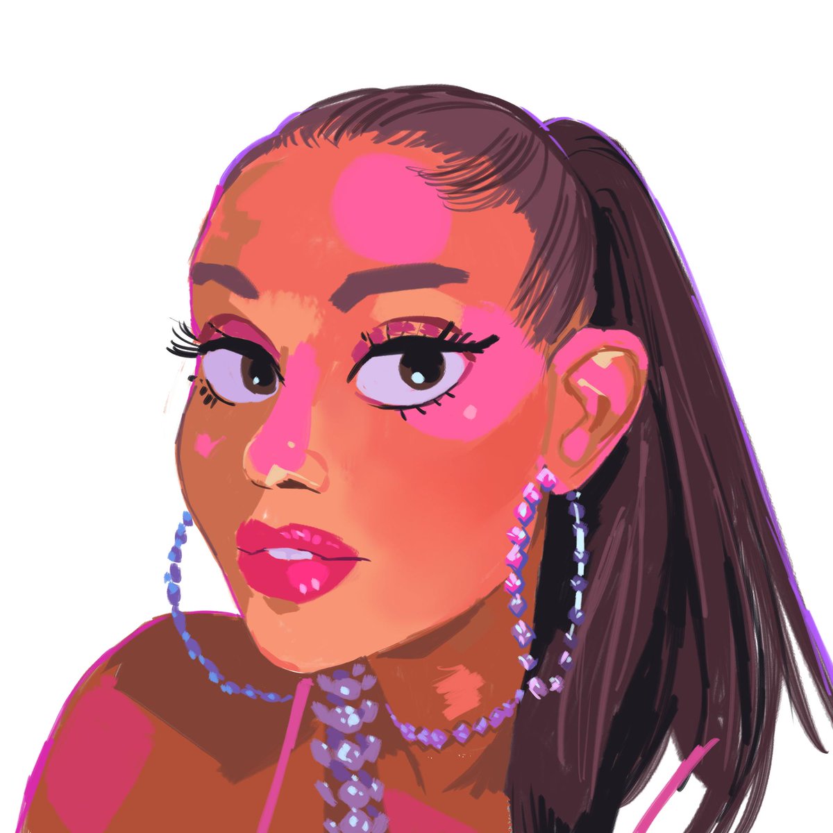 I'm too lazy to look up proper reference photo sites so I just pause youtube videos and do studies from them slfjsdl