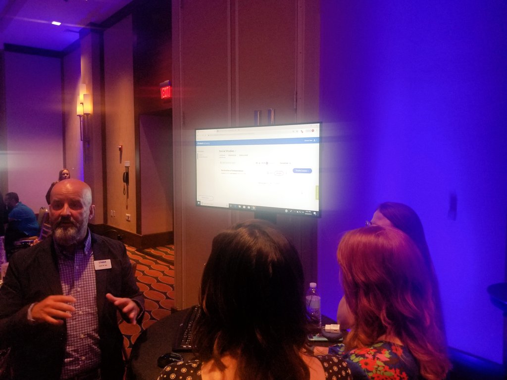 MrTortoraRSD's tweet photo. Thank you @FollettLearning for hosting a great evening. So excited for My Destiny and how it will take our classrooms to the next level. #shswelearn #ISTE19 https://t.co/S3aJSUgb0r