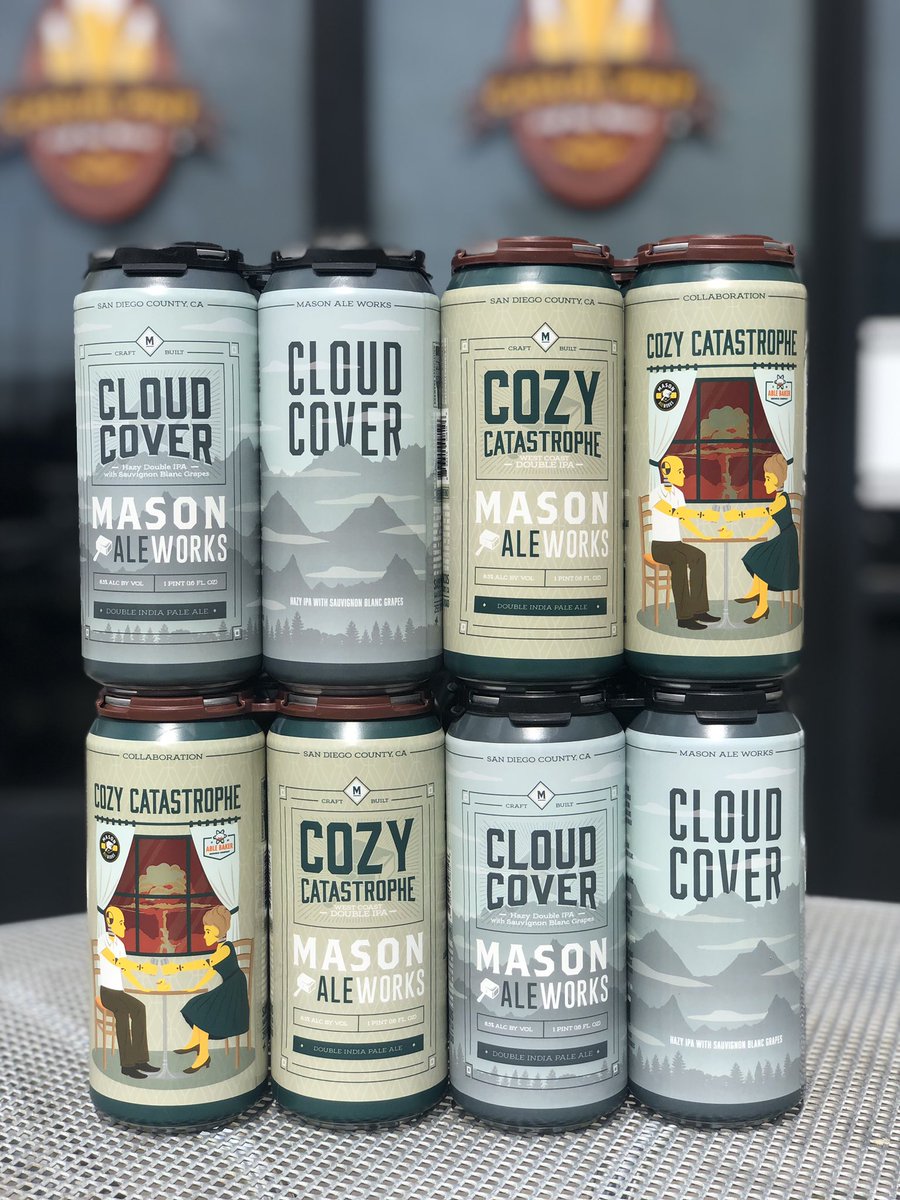 Freshie Alert! New from Mason Ale Works! Stop in today and enjoy happy hour from 3-6 pm!