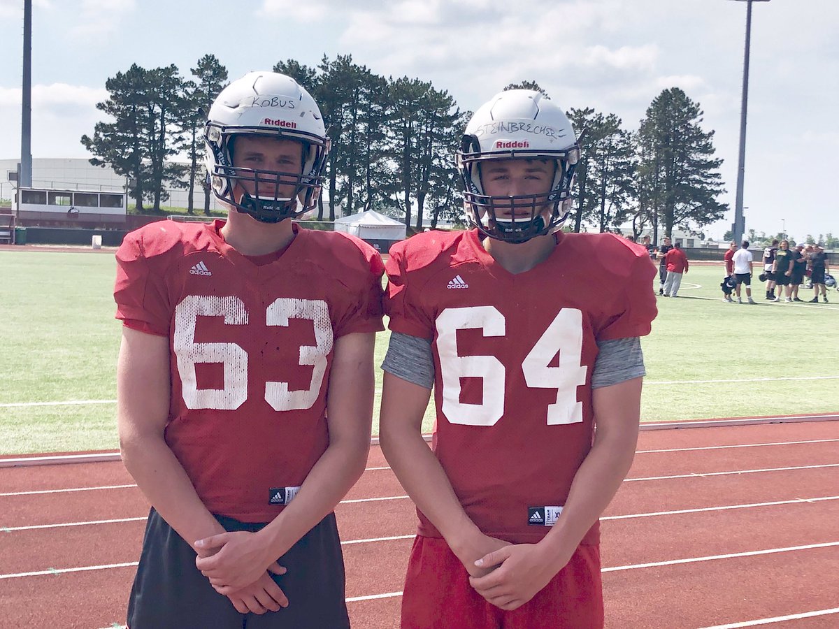 KobusLogan's tweet photo. Had a great time putting the pads on early to preform at the NIU Big Dogs Camp!👊👊 https://t.co/67op0LFVkN